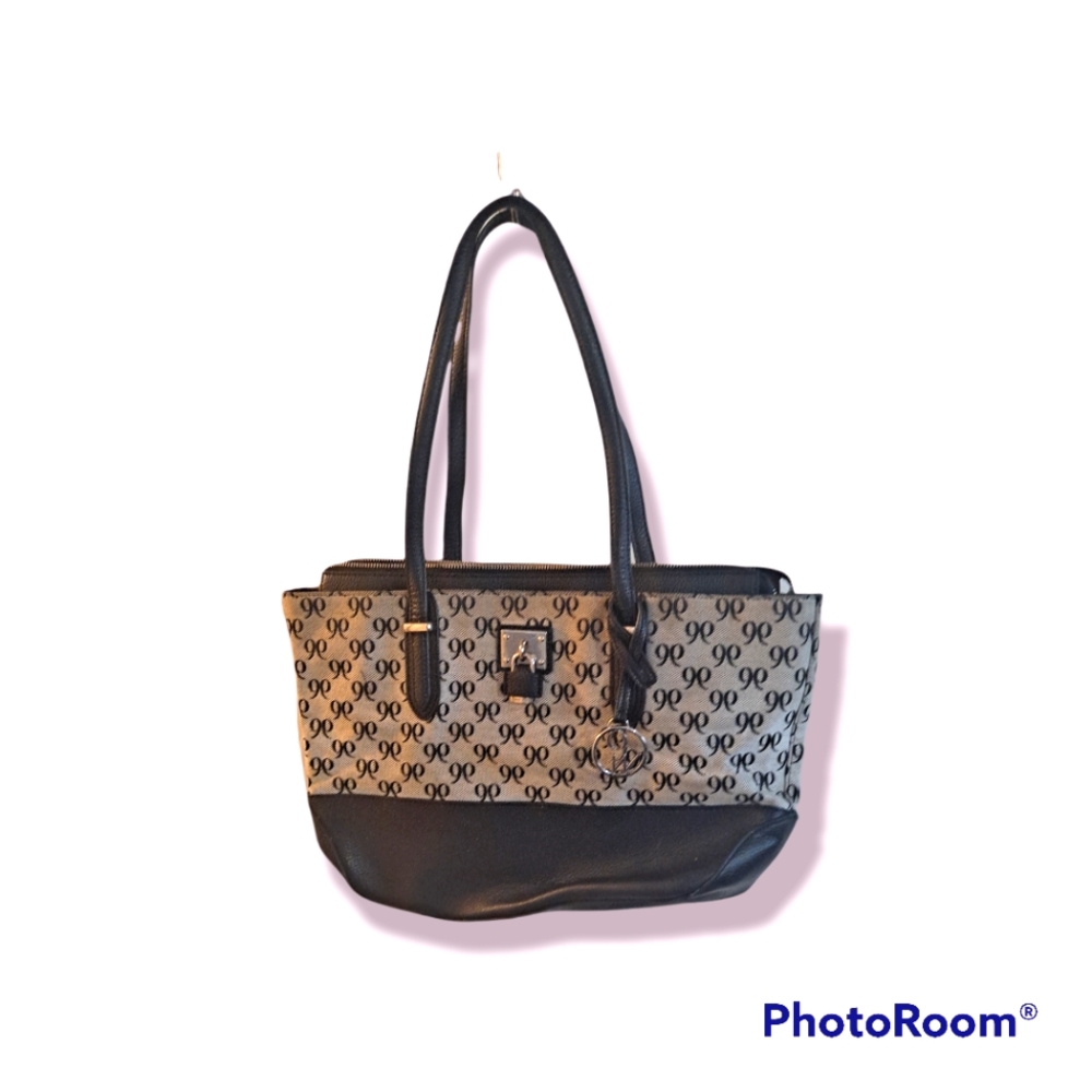 Nine West Black and White Shoulder Bag